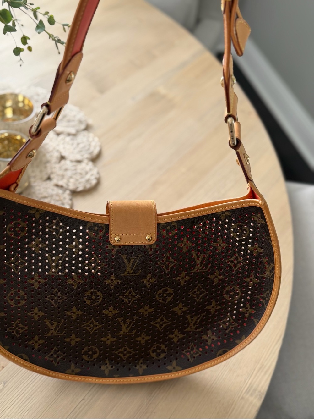 Louis Vuitton Monogram Perforated orig purchased from Von Maur trunk show - Picture 7 of 15